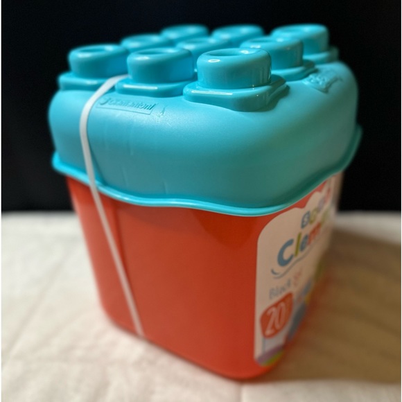 New Clementoni Safe Baby Soft  Clemmy 20pc Block Set W/Container Factory Sealed - Picture 7 of 7